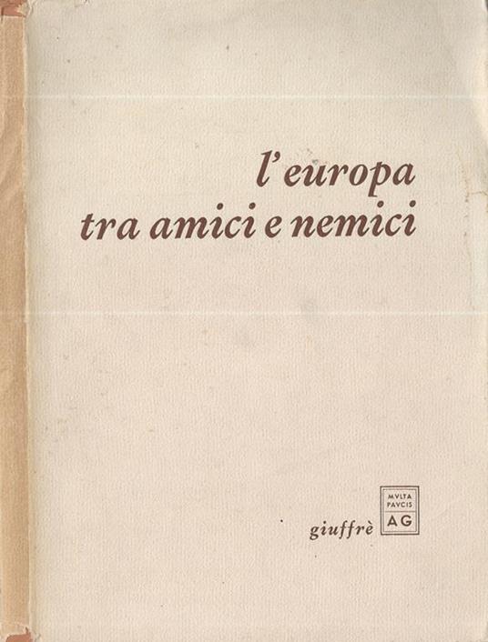 L' Europa tra amici e nemici - copertina