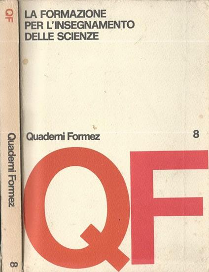 La formazione per l'insegnamento delle scienze - copertina