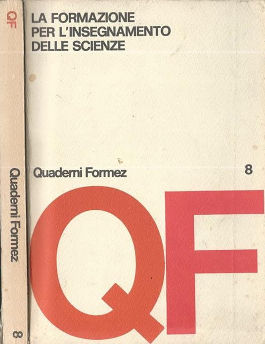 La formazione per l'insegnamento delle scienze - copertina