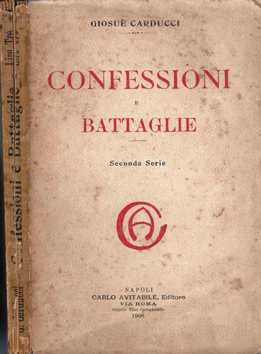 Confessioni e battaglie Seconda serie - copertina