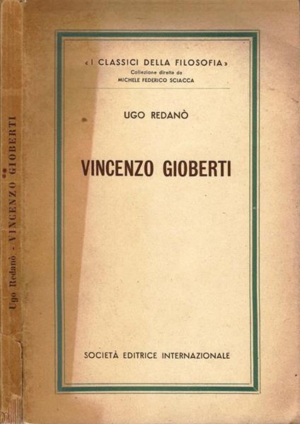 Vincenzo Gioberti - Ugo Redanò - copertina