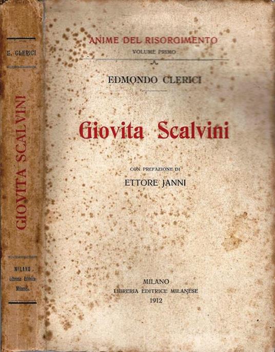 Giovita Scalvini - copertina