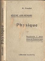 Physique Baccalaurèat 2 Partie. Classe de mathèmatiques