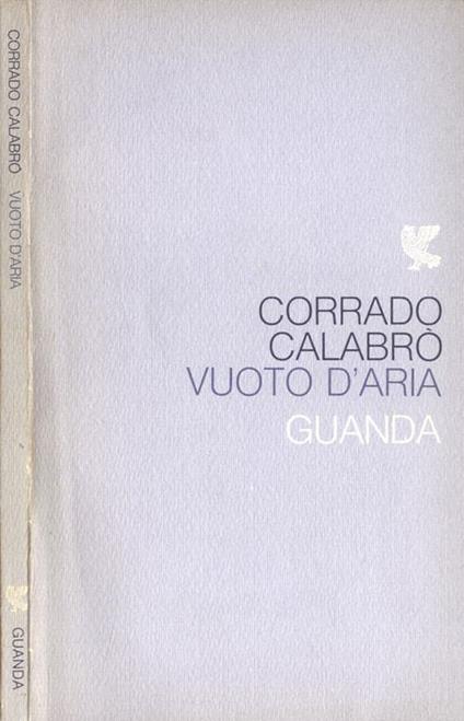 Vuoto d' aria - Corrado Calabrò - copertina