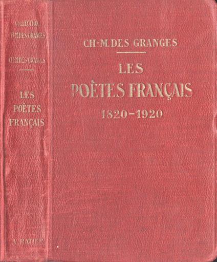 Les poètes francais 1820. 1920 - copertina