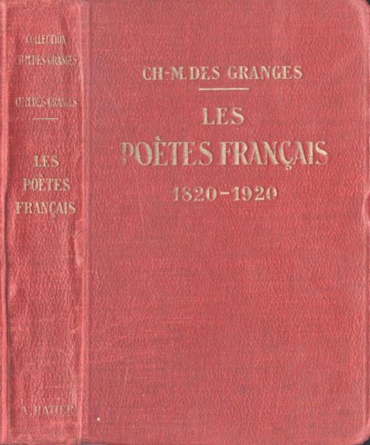 Les poètes francais 1820. 1920 - copertina