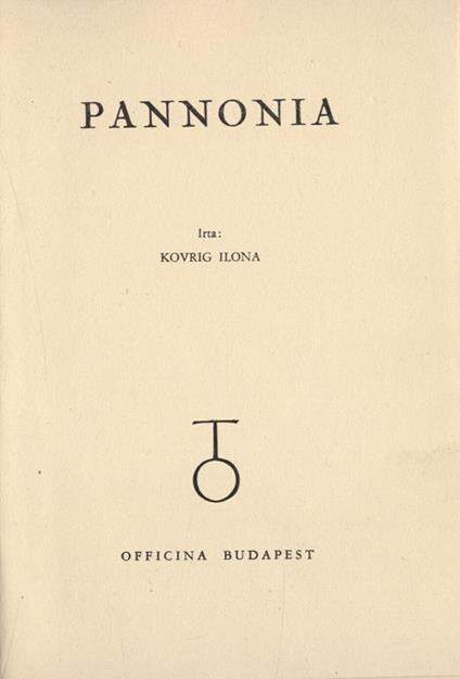 Pannonia - copertina