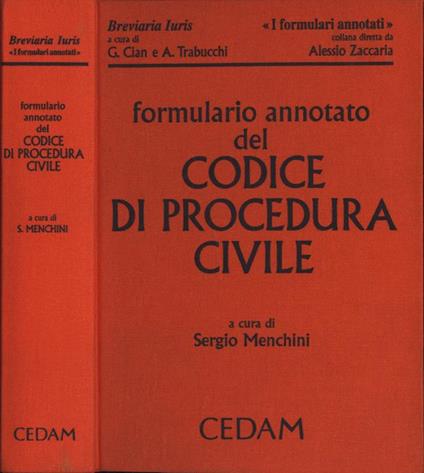 Formulario annotato del Codice di Procedura Civile - copertina
