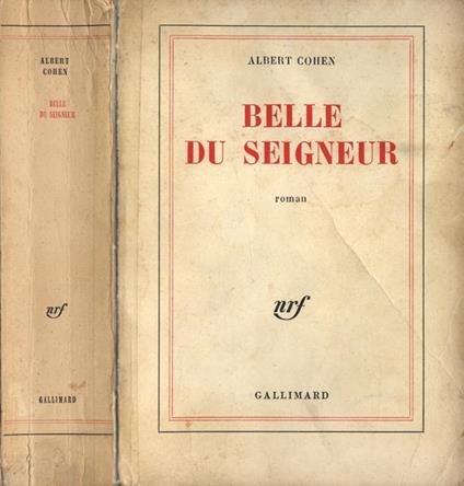Belle du seigneur - Albert Cohen - copertina