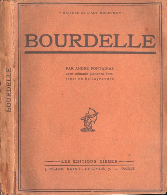 Bourdelle - copertina