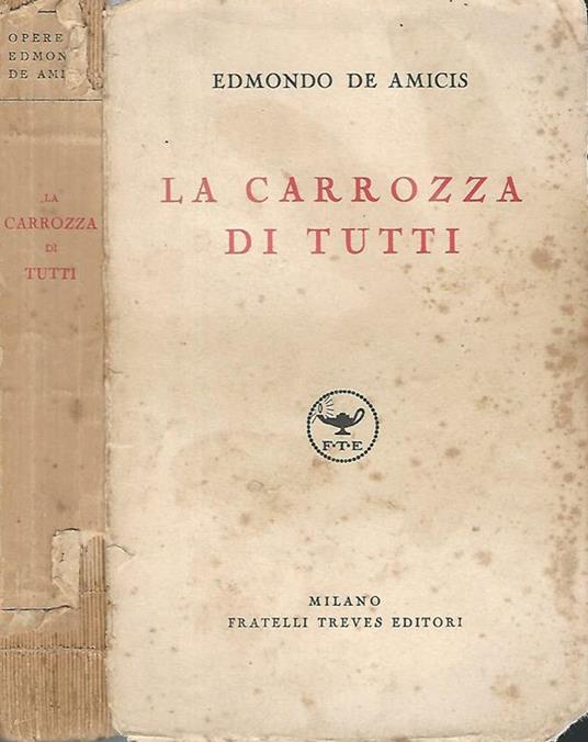 La carrozza di tutti - Edmondo De Amicis - copertina