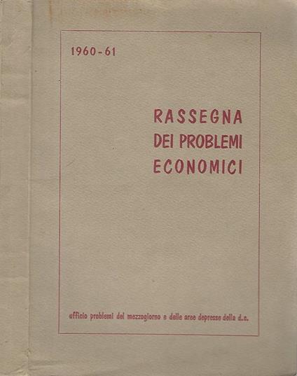 Rassegna dei problemi economici - copertina