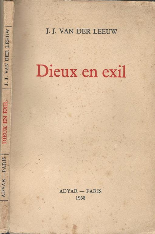 Dieux Ed Exil - copertina