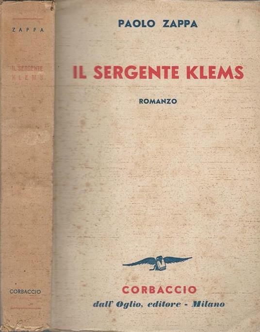 Il Sergente Klems - Paolo Zappa - copertina