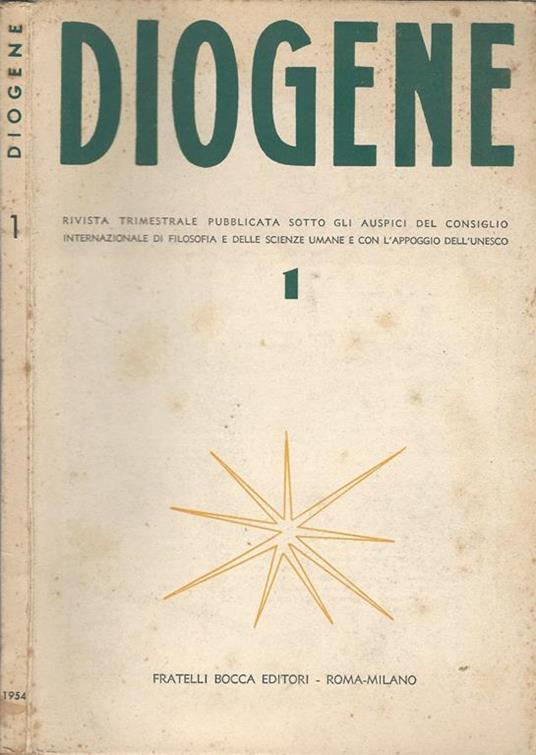 Diogene - copertina