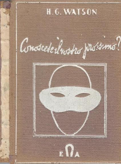 Conoscete Il Vostro Prossimo? - copertina