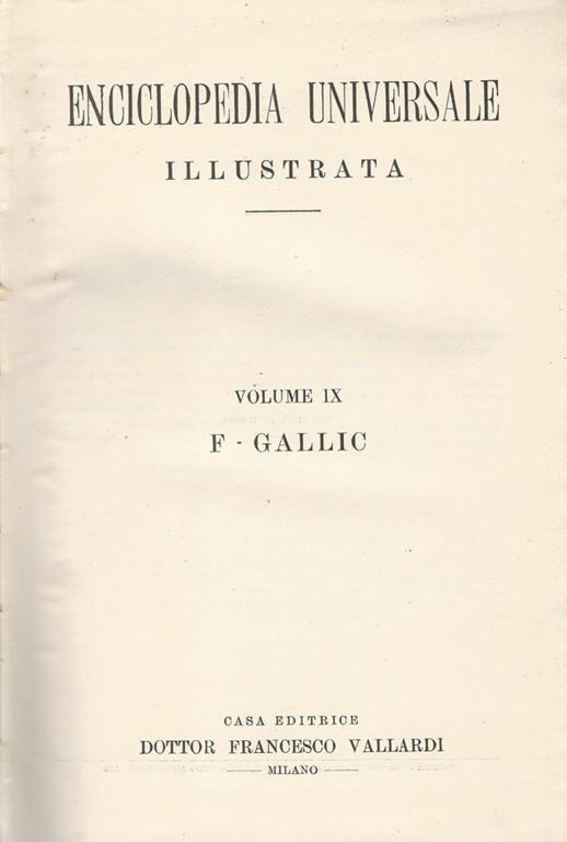 Enciclopedia Universale Illustrata - copertina