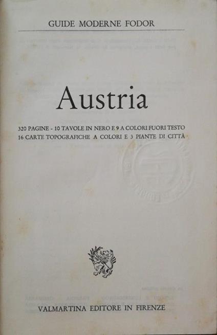 Austria - copertina