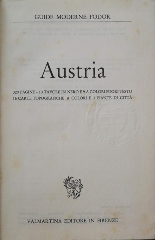 Austria - copertina