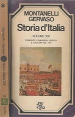 Storia d'Italia vol. XXI Piemonte, Lombardia, Venezia e Toscana nel '700