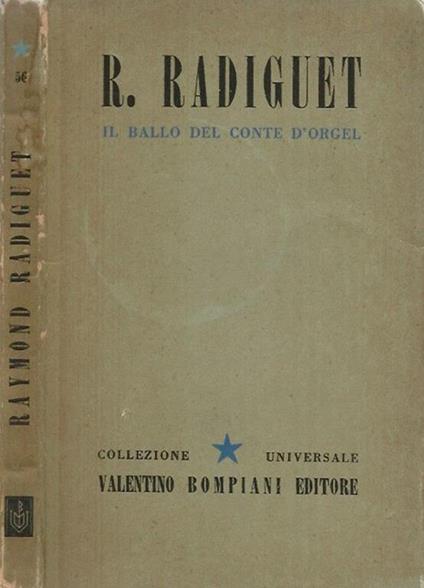 Il ballo del Conte D'Orgel - Raymond Radiguet - copertina