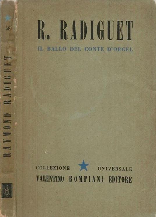 Il ballo del Conte D'Orgel - Raymond Radiguet - copertina