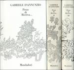 Prose di ricerca, di lotta, di comando, di conquista, di tormento, d'indovinamento, di rinnovamento, di celebrazione, di rivendicazione, di liberazione, di favole, di giochi, di baleni
