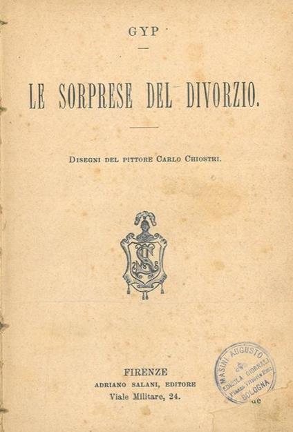 Le sorprese del divorzio - Gyp - copertina