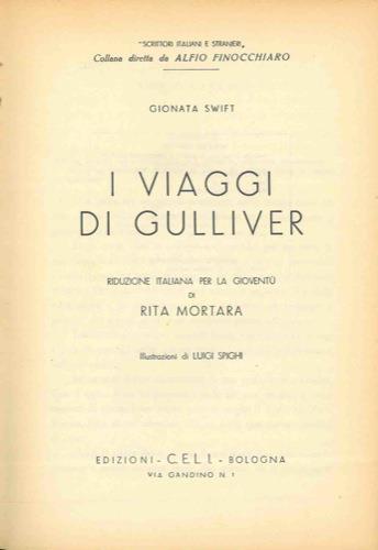 I viaggi di Gulliver - Jonathan Swift - copertina