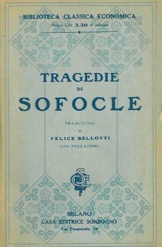 Le tragedie - Sofocle - copertina