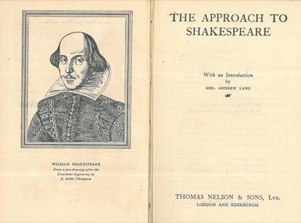 The approach to Shakespeare - copertina