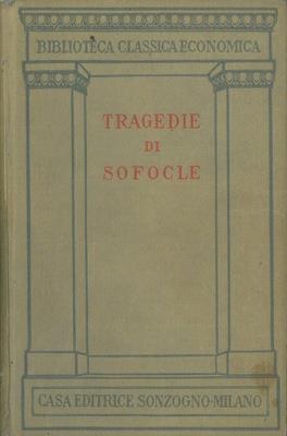 Le tragedie - Sofocle - copertina