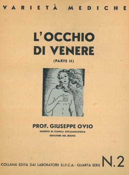 L' occhio di Venere. (Parte II) - Giuseppe Ovio - copertina