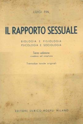 Il rapporto sessuale - Luigi Pin - copertina