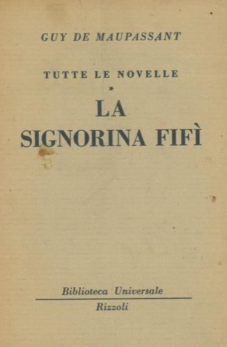La signora Fifì - Guy de Maupassant - copertina