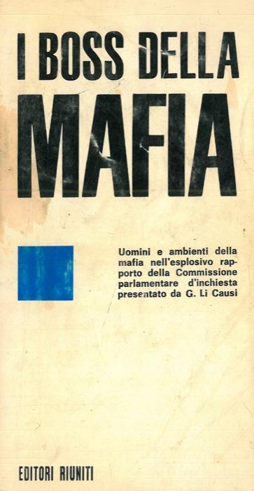 I boss della mafia - copertina