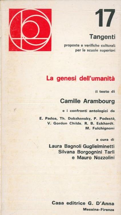 La genesi dell'umanità - Camille Arambourg - copertina