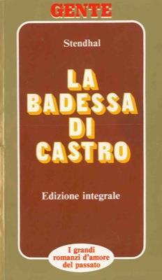 La Badessa di Castro - Stendhal - copertina