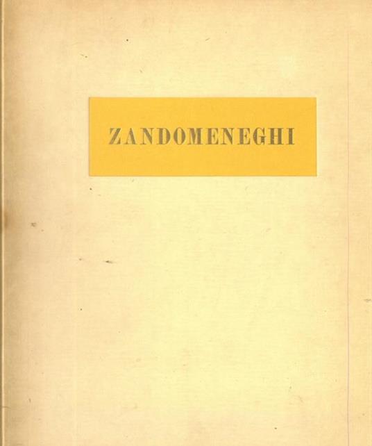 Zandomeneghi - Guido Perocco - copertina