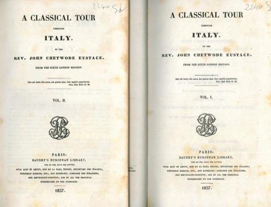 A classical tour through Italy - copertina