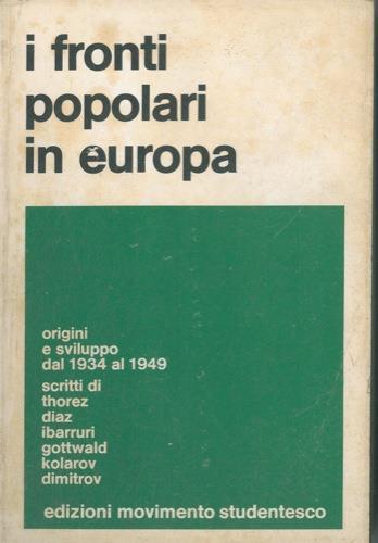 I fronti popolari in europa - Maurice Thorez - copertina