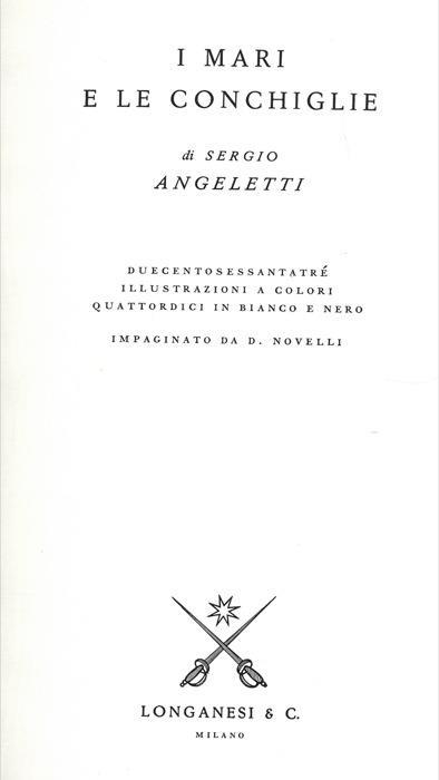 I mari e le conchiglie - Sergio Angeletti - copertina