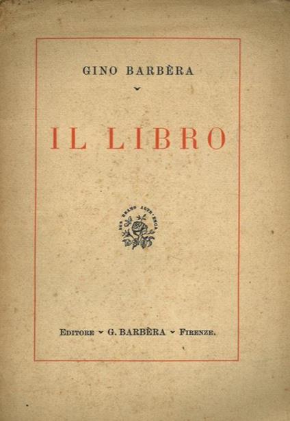 Il libro - Gino Barbera - copertina