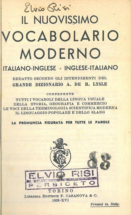 vocabolari-dizionari GRANDE DIZIONARIO INGLESE-ITALIANO ITALIANO-INGLESE