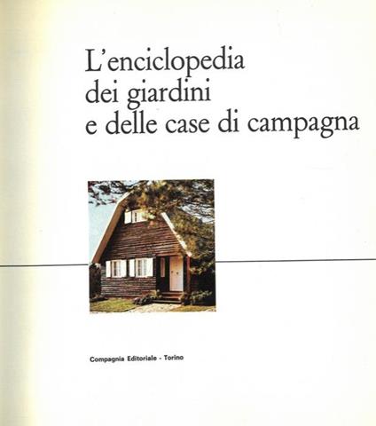 L' enciclopedia del giardinaggio e delle case di campagna - copertina