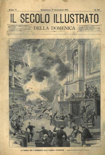 La bomba del 9 dicembre alla Camera francese - A. Bonamore - copertina