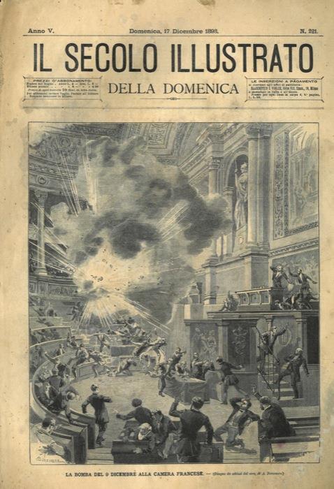 La bomba del 9 dicembre alla Camera francese - A. Bonamore - copertina
