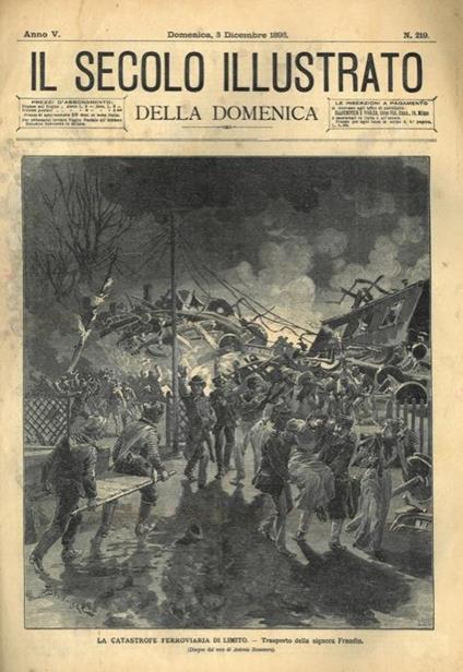 La catastrofe ferroviario di Limito - A. Bonamore - copertina