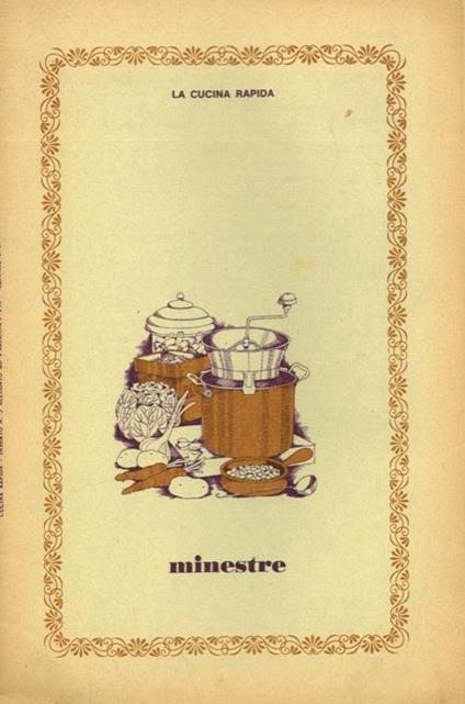 La cucina rapida. Minestre - copertina
