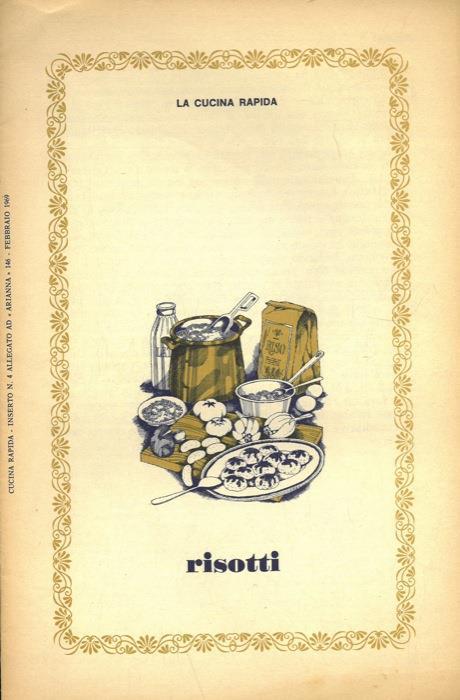 La cucina rapida. Risotti - copertina